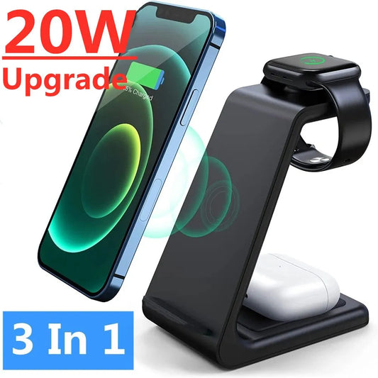 3 in 1 Wireless Charger Stand For Apple